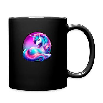 La vie de licorne - Mug uni - noir - Droite