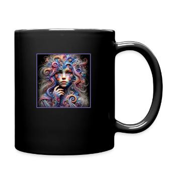 Girl from the Future - Full Colour Mug - black - Right