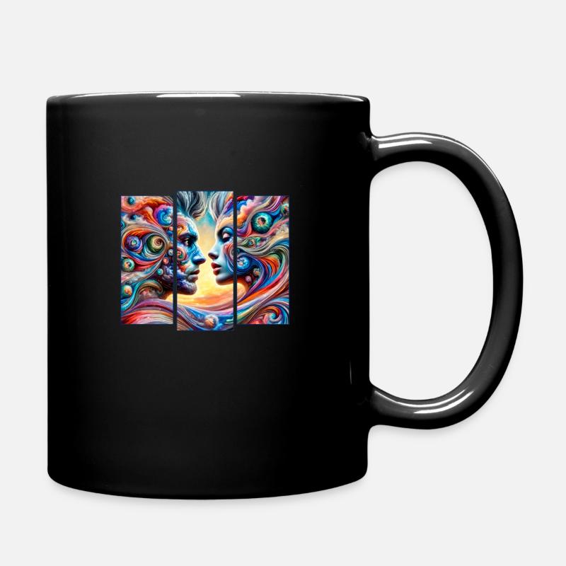 Hyperialism Love - Full Colour Mug - black