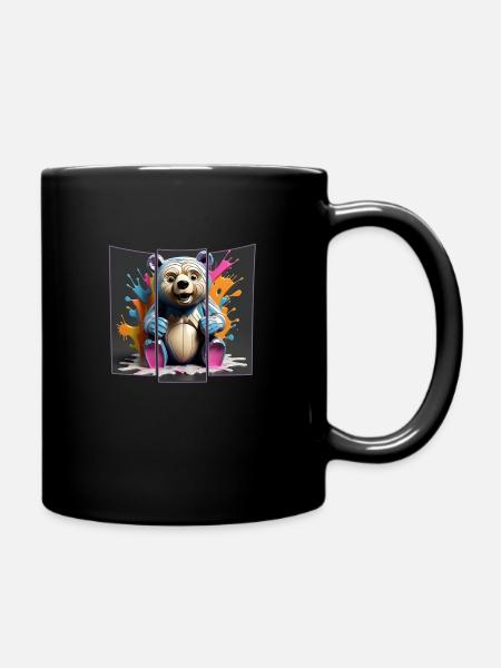 Hyper ours - Mug uni - noir