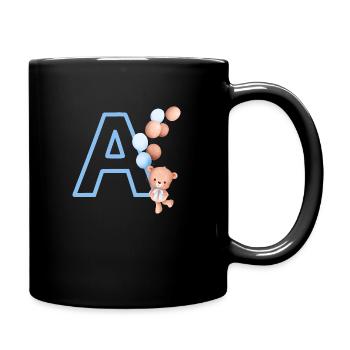 Letter to Blue Bear - Full Colour Mug - black - Right
