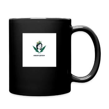 Grün - Tasse einfarbig - Schwarz - Rechts