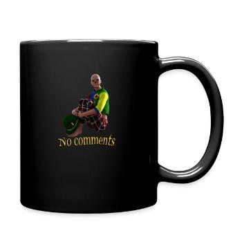 No Comment - Full Colour Mug - black - Right