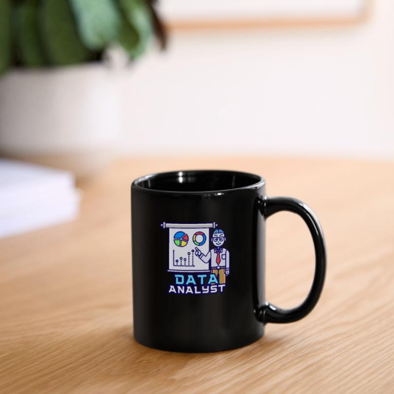 Data Analyst Engineer Scientist Power BI SQL ETL Full Colour Mug