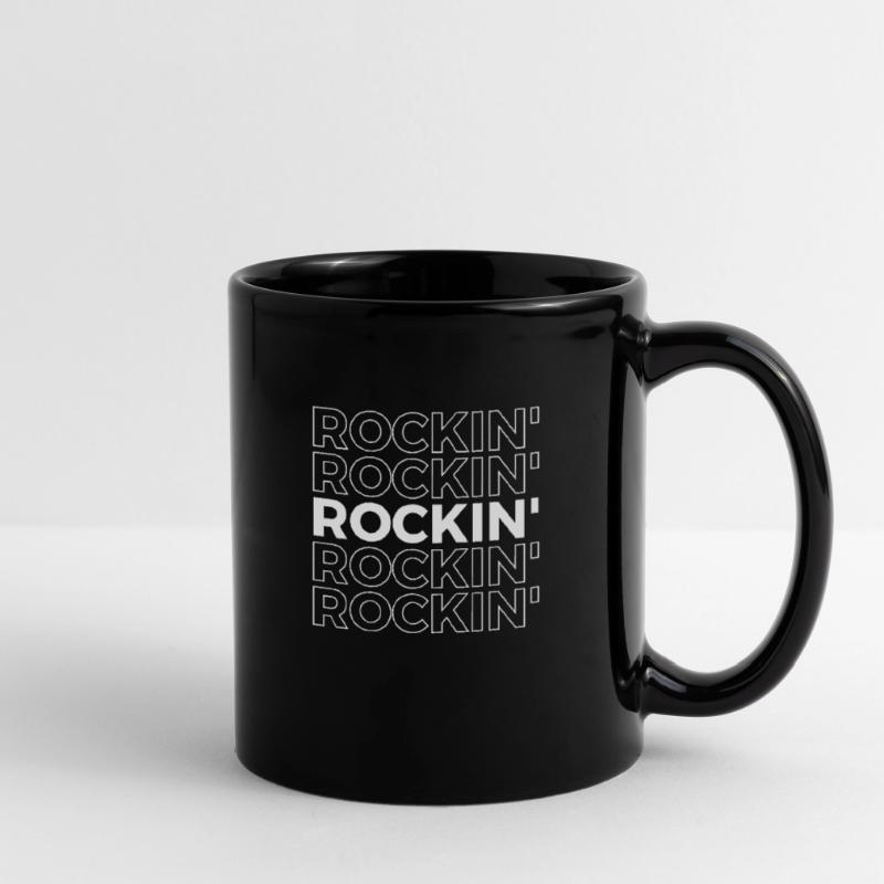 conception de logo de texte à bascule Mug uni