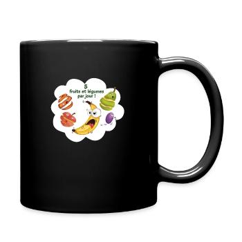 S.O.S Banane - Mug uni - noir - Droite