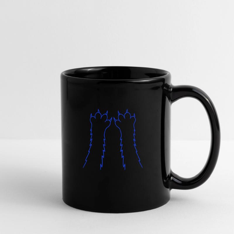 Cats, claws, paws, paws, sharp claws, scratching Full Colour Mug