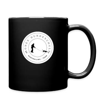 Bones Hundeschule Mantrailing Team - Tasse einfarbig - Schwarz - Rechts