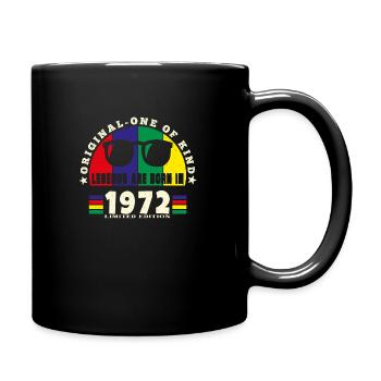 Original - Einzigartiges Geburtstagsgeschenk aus dem Jahr 1972. - Tasse einfarbig - Schwarz - Rechts