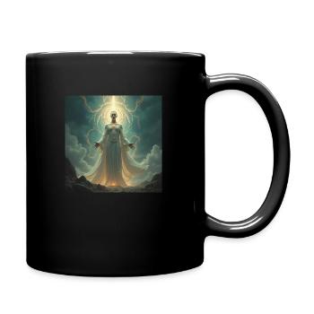 drachenqodeKKKK - Tasse einfarbig - Schwarz - Rechts