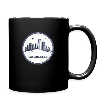 Los Angeles Kalifornien USA Geschenk Geschenkidee - Tasse einfarbig - Schwarz - Rechts