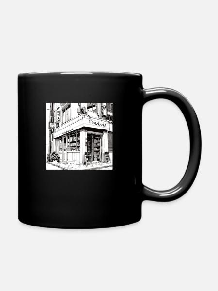 Haus Laden Manga - Tasse einfarbig - Schwarz