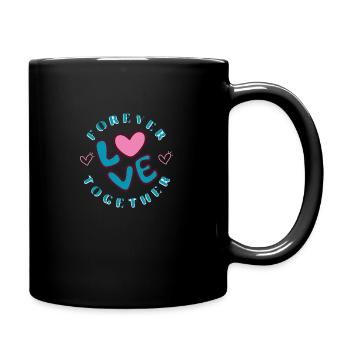 Amour pour toujours ensemble - Mug uni - noir - Droite