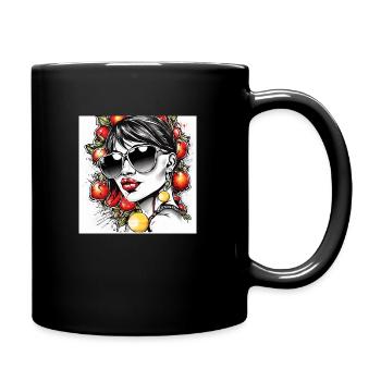 ALL BERRIES - Tasse einfarbig - Schwarz - Rechts