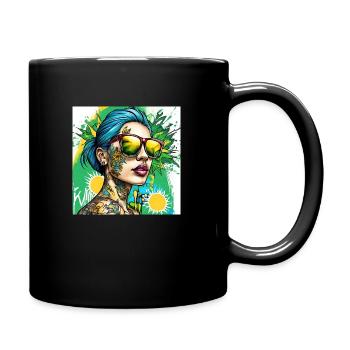 PURPURE MOTIVATION - Tasse einfarbig - Schwarz - Rechts