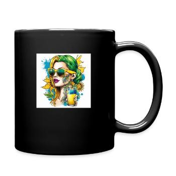 LEMONADE - Tasse einfarbig - Schwarz - Rechts