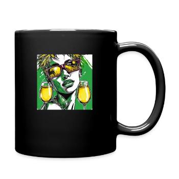 NEW GREEN - Tasse einfarbig - Schwarz - Rechts