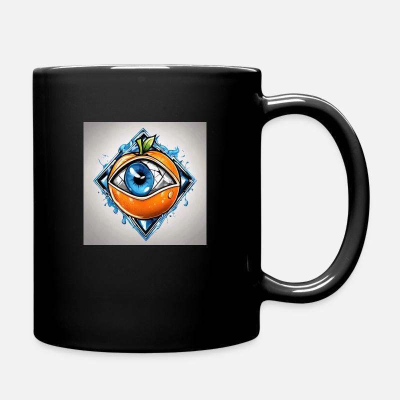 EYED DIAMOND MEETS ORANGE - Tasse einfarbig - Schwarz