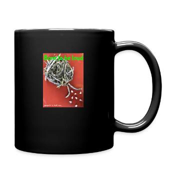 Born to be loud - Full Colour Mug - black - Right