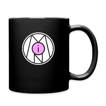 Moin symbole signe timbre - Mug uni - noir - Droite