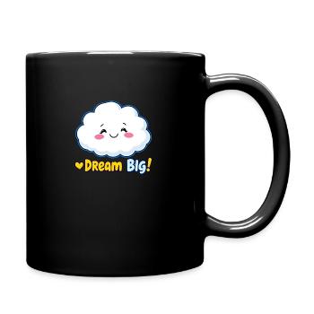 Rêve Grand Nuage Design Mignon - Mug uni - noir - Droite