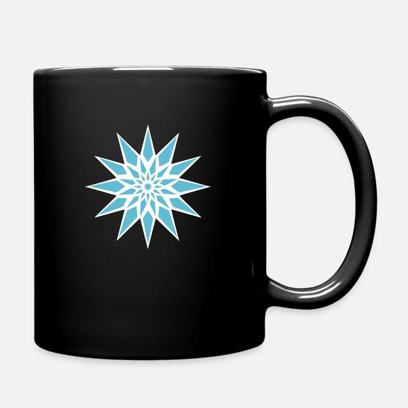 Cristal de glace étoilée - Mug uni - noir