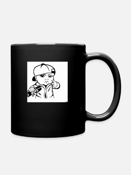 baby gangster - Mug uni - noir