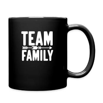 Équipe Famille - Mug uni - noir - Droite