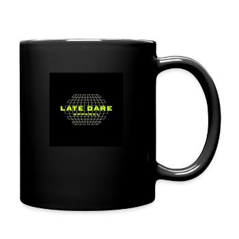 Late Dare Merch - Tasse einfarbig - Schwarz - Rechts