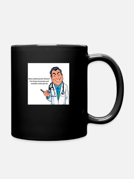 Funny Doctors - Full Colour Mug - black