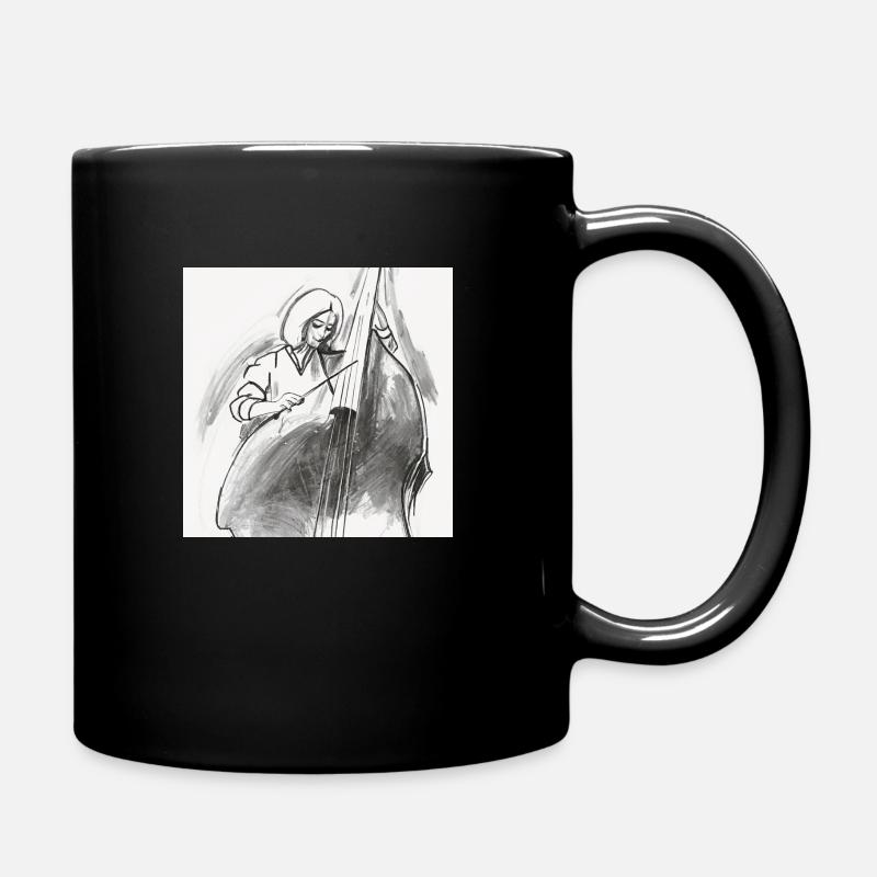 Contrebassiste - Mug uni - noir