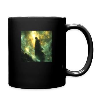 DrachenqodeLL - Tasse einfarbig - Schwarz - Rechts