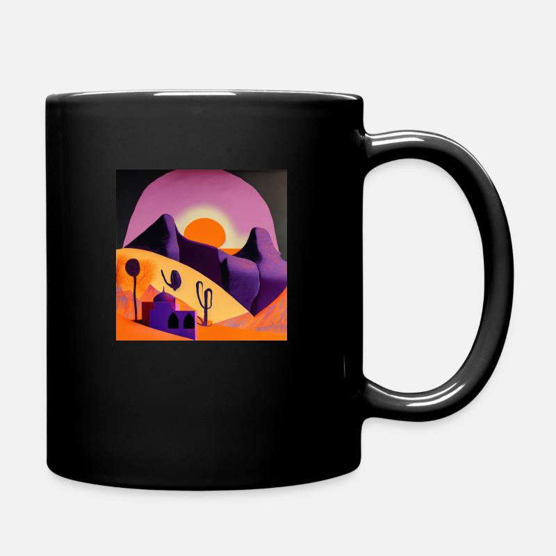Lever du soleil - Mug uni - noir