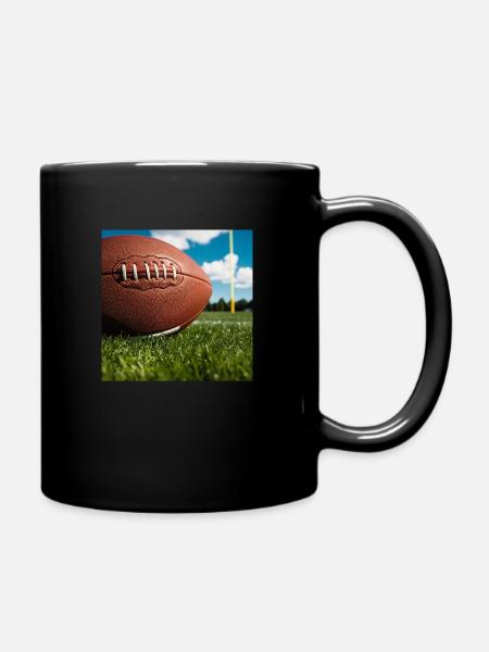 American football - Full Colour Mug - black