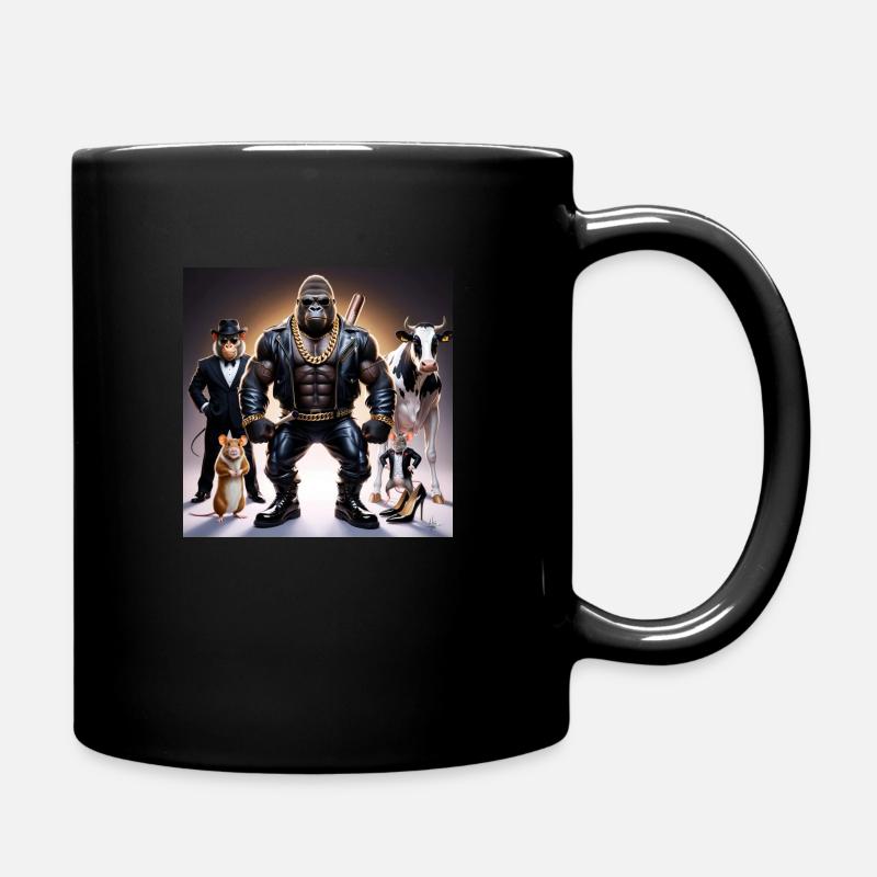 GorillaMan et son équipage - Mug uni - noir