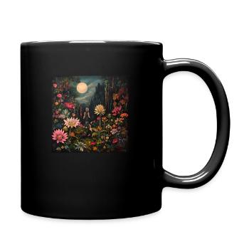 Mega Flora - Full Colour Mug - black - Right