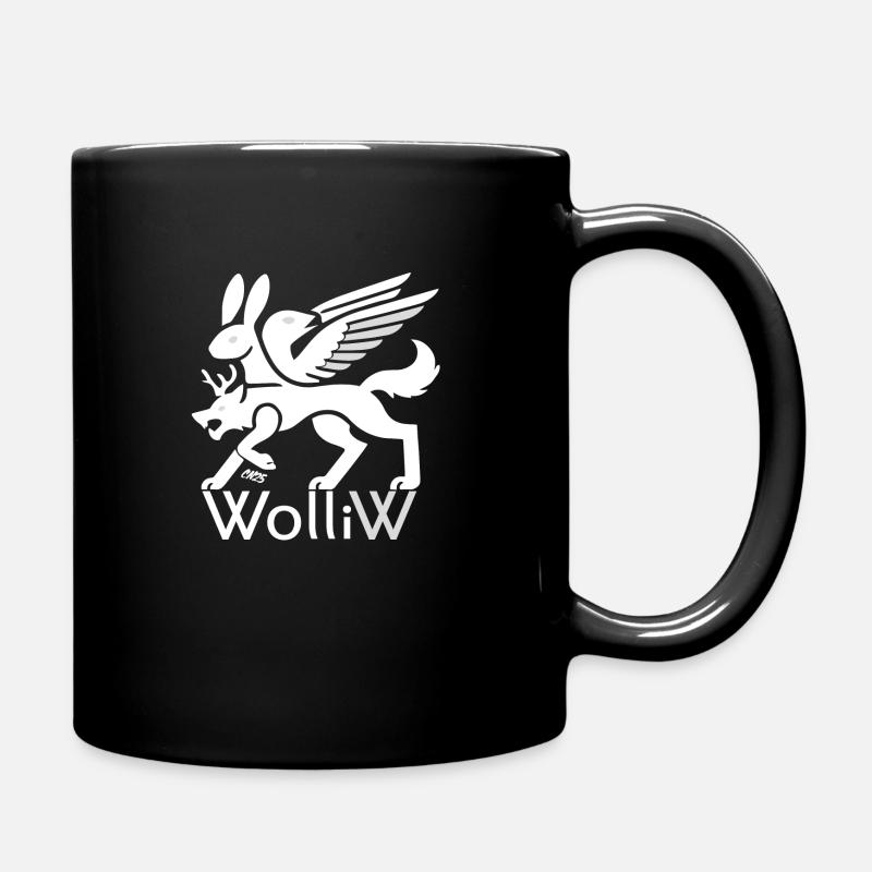 WolliW - Tasse einfarbig - Schwarz