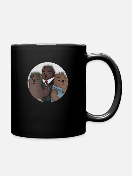 Tazz Talks | Riri, Mak and Hardy - Full Colour Mug - black