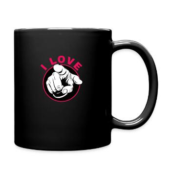 I love you - Full Colour Mug - black - Right
