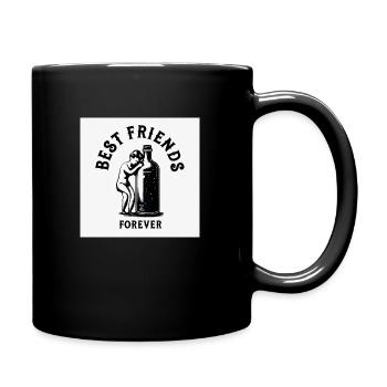 Bff - Tasse einfarbig - Schwarz - Rechts