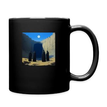 Le Temple - Mug uni - noir - Droite
