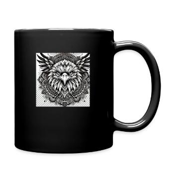 adler 1112 - Tasse einfarbig - Schwarz - Rechts