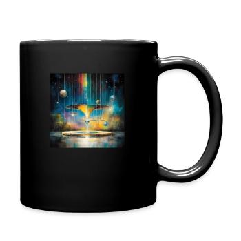 drachenqodeNNN - Tasse einfarbig - Schwarz - Rechts
