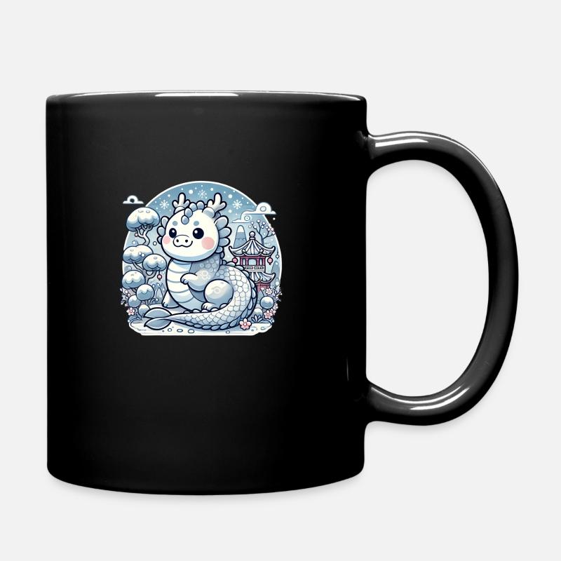 Dragon d’hiver - Mug uni - noir