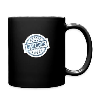 Bluebook Approved for EU Trainees - Full Colour Mug - black - Right