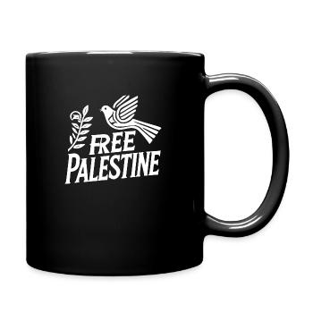 Free palestine - Full Colour Mug - black - Right