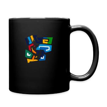 Doves Dove of Peace Peace Sign - Full Colour Mug - black - Right