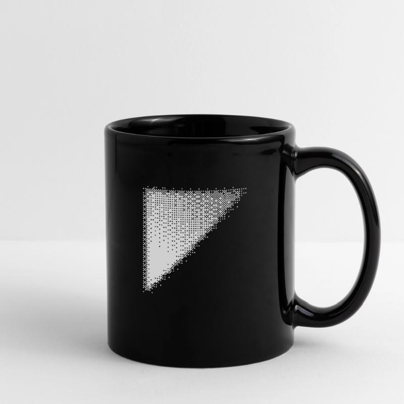 triangle bitmap design Full Colour Mug