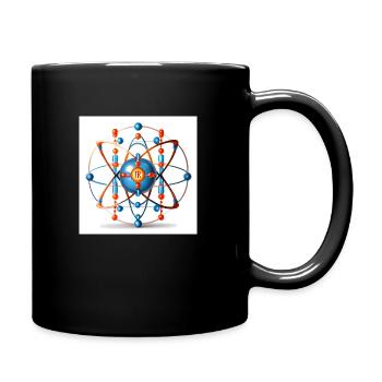 💻 Quantum Leap – Zukunft trifft Technologie ⚛️✨ - Tasse einfarbig - Schwarz - Rechts