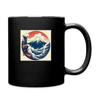 Samurai Vision - Tasse einfarbig - Schwarz - Rechts